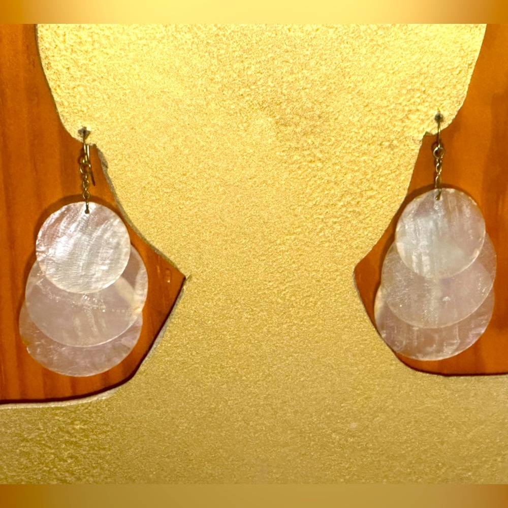 boho layered dangle pierced earrings